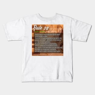 40 RULES OF LOVE - 29 Kids T-Shirt